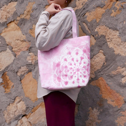 Tie-dye handmade tote bag :Sakura: 7枚目の画像