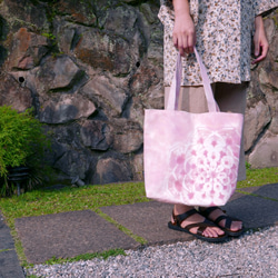 Tie-dye handmade tote bag :Sakura: 9枚目の画像