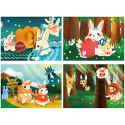 童話*兔兔 / 明信片8張組 第3張的照片