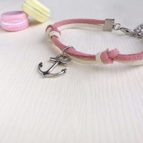 Handmade Simple Stylish Anchor Bracelets –vanilla&rose 2枚目の画像