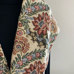 秋冬花卉哥白林編織成人優雅圍巾【精選作品】 第9張的照片