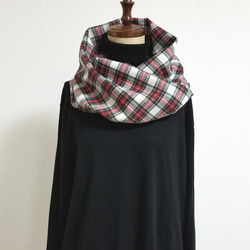 日本製造 高品質羊毛面料 ☆ 穿著時尚 ☆ 格子呢格子圍裙 第3張的照片