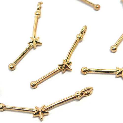 星座Cチャーム 10個【天秤座 宇宙星座 ピアス イヤリング ハンドメイド