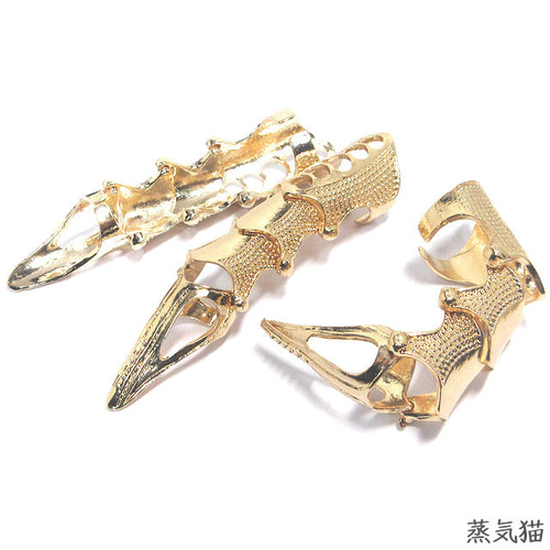 甲冑リング 4個 スチームパンク ファンタジー 甲冑リング 4個 スチームパンク ファンタジー