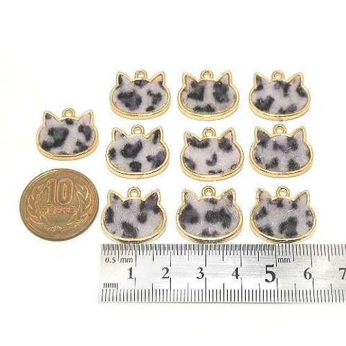 レジン パーツ レオパード ヒョウ柄 ぐで猫 ぐでねこチャンとぐでねこチャンレジンパーツヒョウ柄