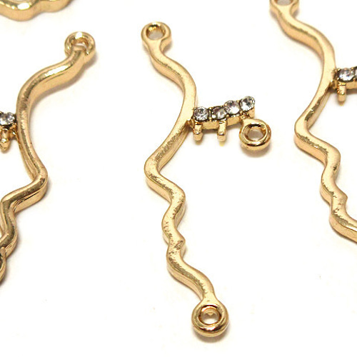 横顔フェイスチャーム 5個【ラインストーン 顔 ピアス イヤリング  