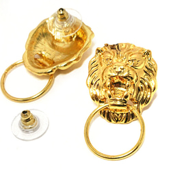VERSACE ゴールド フックピアス ライオンヘッド VERSACE ゴールド フックピアス ライオンヘッド（楽天市場