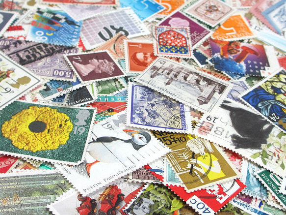 外国切手 ヨーロッパアソート 30枚セット 【ラッピング・レジン・古切手】 3枚目の画像