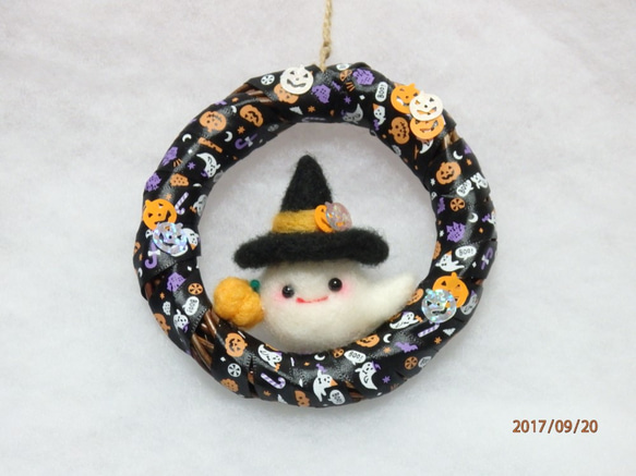 最終セール】ハロウィン リース2 羊毛フェルト 秋都 通販