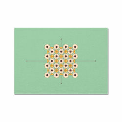 ｜繽紛花磚設計｜系列環保尼斯明信片8款 第7張的照片
