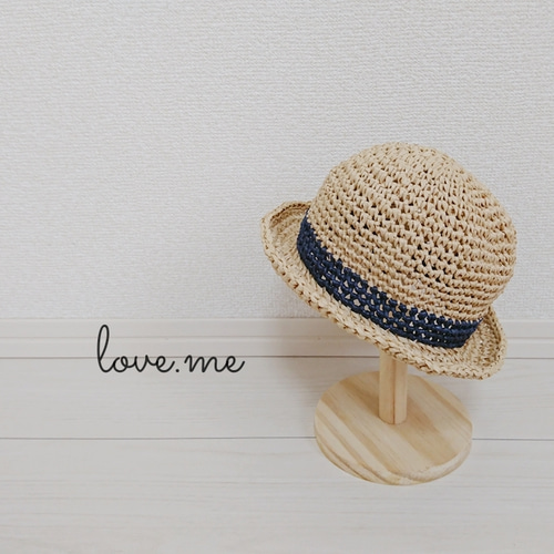 ベビー麦わら帽子(Mサイズ) 帽子(ベビー・キッズ) love.me 通販