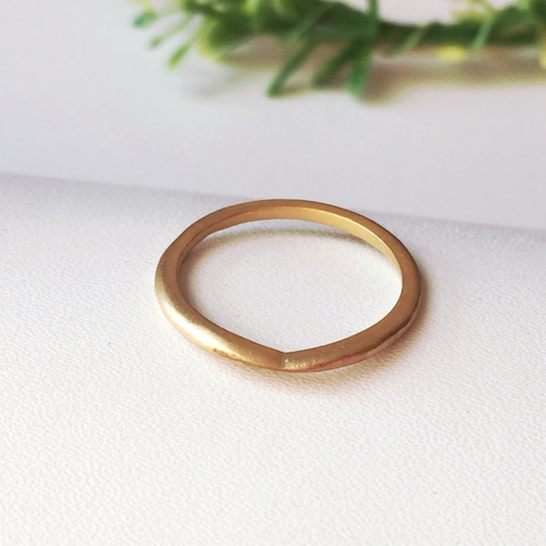 ぷっくり K18 金メッキ - 007 指輪・リング Serenite Jewelbox 通販