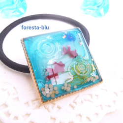 クリスマスツリー☆ヘアゴム【X'mas・冬レジン】 ヘアゴム foresta-blu