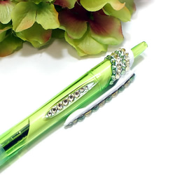 Deco 圓珠筆 [Jet Stream] 使用最好的水鑽在奧地利製造 ✳︎ 綠色 第2張的照片