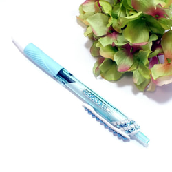 Deco 圓珠筆 [Jet Stream] 使用奧地利製造的最好的水鑽 ✳︎ 淺藍色 第1張的照片