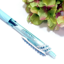 Deco 圓珠筆 [Jet Stream] 使用奧地利製造的最好的水鑽 ✳︎ 淺藍色 第2張的照片