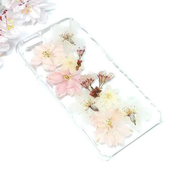 Camille-sama * Sakura Dancing散落iPhone 8 + Case &lt;使用櫻花&gt; 第1張的照片