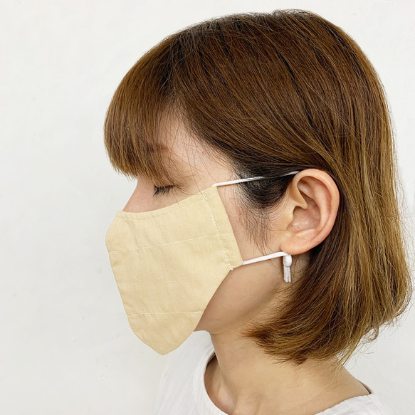 【夏最適マスク】シールドマスク　接触冷感・吸水速乾・消臭機能（小さめサイズ） 7枚目の画像