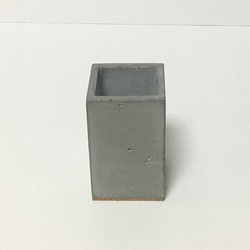 「特注品」ペン立てシングルボックス コンクリート製 2枚目の画像
