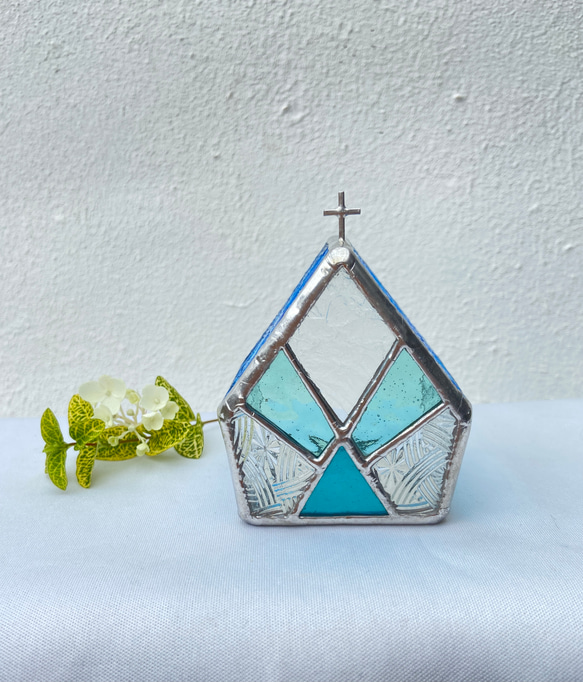 【小教堂】CELTIK 冷冰LED燭台 彩色玻璃 第2張的照片