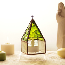 Chiesa Verde giallo LED專用燭台/彩色玻璃 第5張的照片