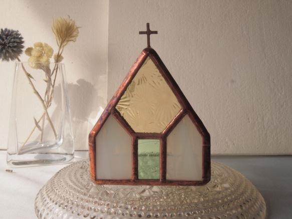 “ Iglesia Primavera” LED燭台彩色玻璃 第2張的照片