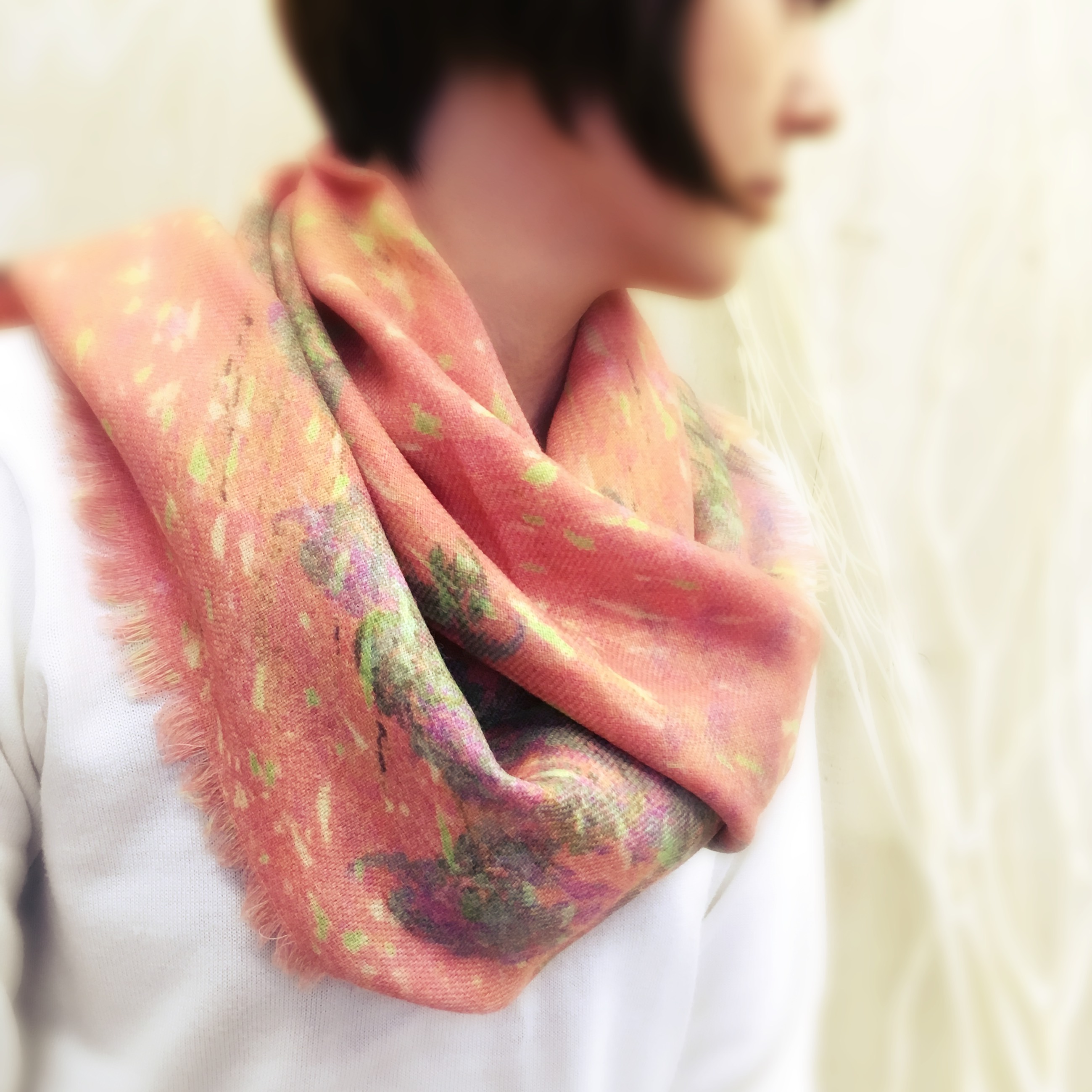 momi tex#13 ウール100%スカーフ