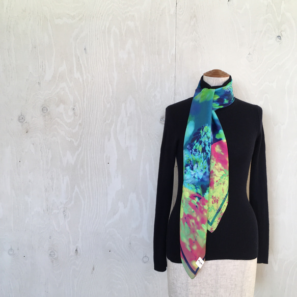 シルクサテンスカーフ tex#16 