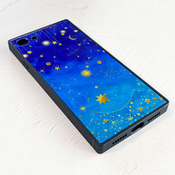 星たちの輝き iPhoneケース TPU スクエア型 強化ガラス 3枚目の画像