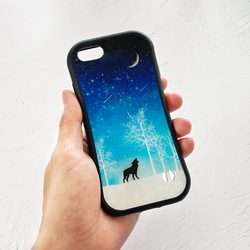 全8款冬季星空iPhone握把殼/個性化月貓iPhone14 第9張的照片