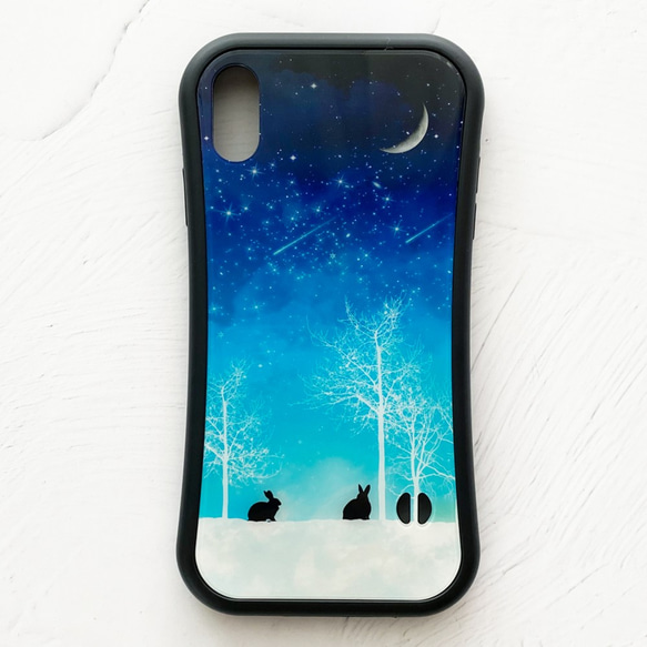 全8款冬季星空iPhone握把殼/個性化月貓iPhone14 第5張的照片