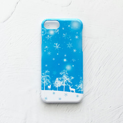 SNOW iPhone 手機殼 智能手機殼 兼容所有 iPhone13 Star Snow Winter 第1張的照片