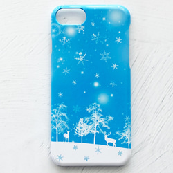 SNOW iPhoneケース スマホケース 全機種対応 iPhone13 星 雪 冬 2枚目の画像