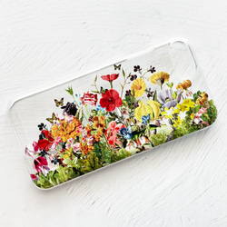 ボタニカル柄 iPhoneケース（クリア） ハードケース スマホケース / 花柄 iPhone14 1枚目の画像