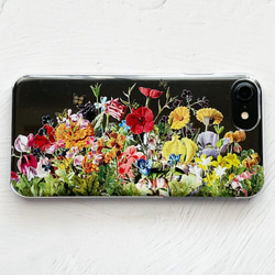 植物圖案 iPhone 手機殼（透明）Hard Case Smartphone Case / Floral iPhone14 第4張的照片