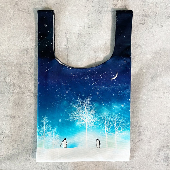 【creema限定】冬の星空・エコバッグとiPhoneグリッターケースセット 福袋 3枚目の画像