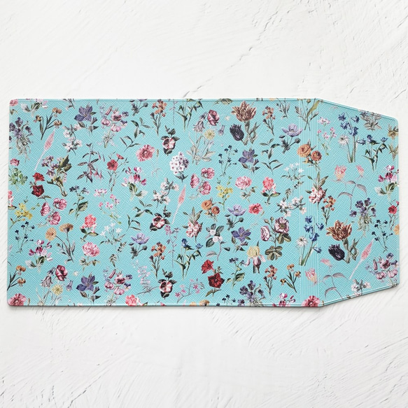 FLORAL FLOWER 薄荷色 Book Cover/Techo Cover (A6) Hobonichi Techo Co 第2張的照片