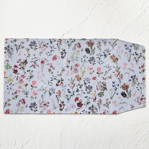 FLORAL FLOWER グレー ブックカバー・手帳カバー（A6）ほぼ日手帳