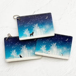 冬季星空卡包/通勤卡太空證卡包IC卡包 第1張的照片