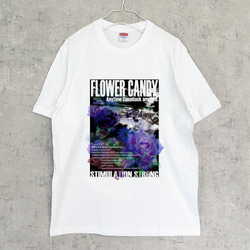 FLOWER CANDY コラージュTシャツ（men） 2枚目の画像