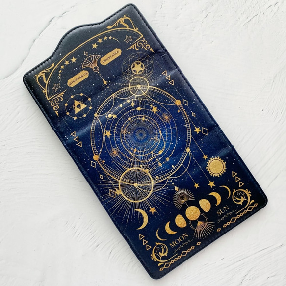 Fancy Astronomical Old Book II / Moon Phases Key Case / Star Moo 第6張的照片