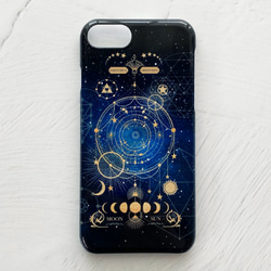 Fancy Astronomical Old Book II / Moon Phases iPhone Case Hard Ca 第5張的照片