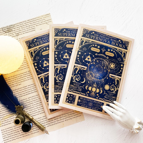 魔法の本のようなノート 