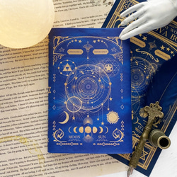 Fantasy Celestial Old Book Ⅱ/Phases of the Moon(藍色) Book Cover/T 第1張的照片