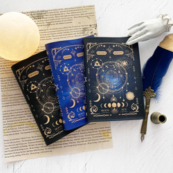 Fantasy Celestial Old Book Ⅱ/Phases of the Moon(黑色) Book Cover/T 第5張的照片
