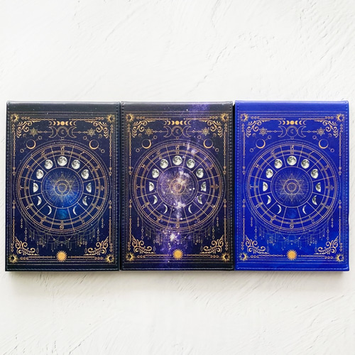 全5色】月の満ち欠け・12星座 折りたたみスタンド式ミラー / 鏡