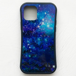 星と銀河の宇宙柄 iPhoneグリップケース / GALAXY 4枚目の画像