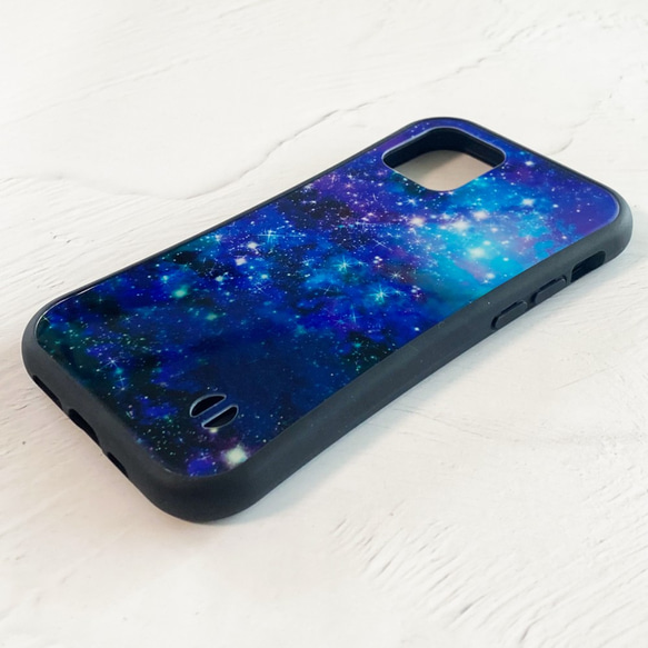 星と銀河の宇宙柄 iPhoneグリップケース / GALAXY 6枚目の画像