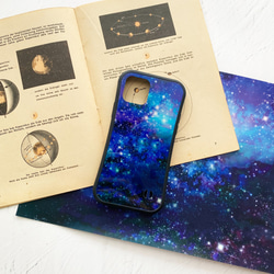 星と銀河の宇宙柄 iPhoneグリップケース / GALAXY 7枚目の画像