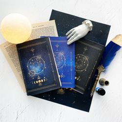 Astronomical Observation/Moon Phases (Blue) Book Cover/Techo Cov 第10張的照片